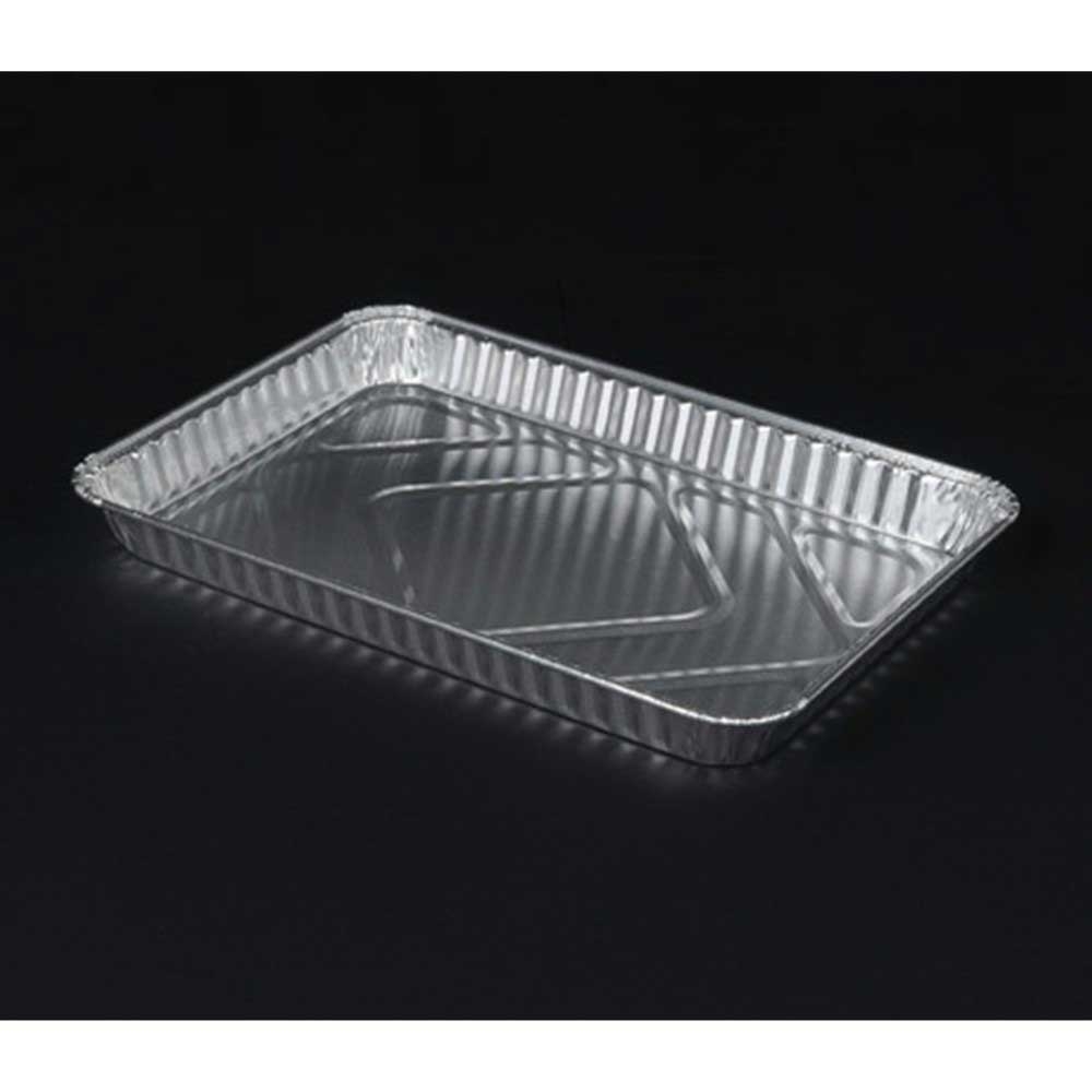 Durable Packaging Aluminum Foil 1/4 Sheet Cake Pan, 1.687 inch Depth -- 100 per case