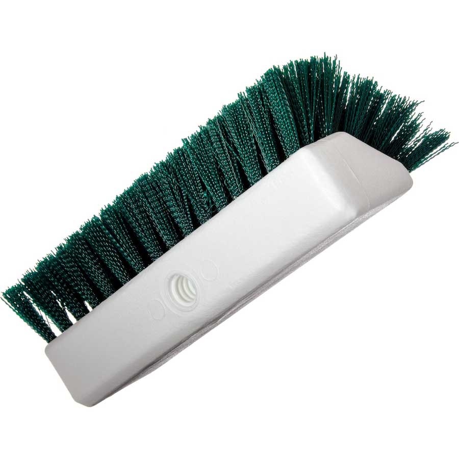 Sparta Hi-Lo Polypropylene Green Floor Scrub Brush, 10 inch