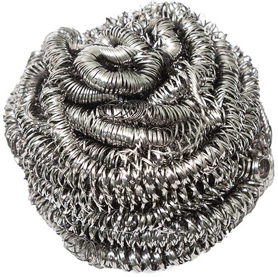 Bunzl Prime Source Stainless Steel Pot Scrubber, 35 Gram -- 72 per case