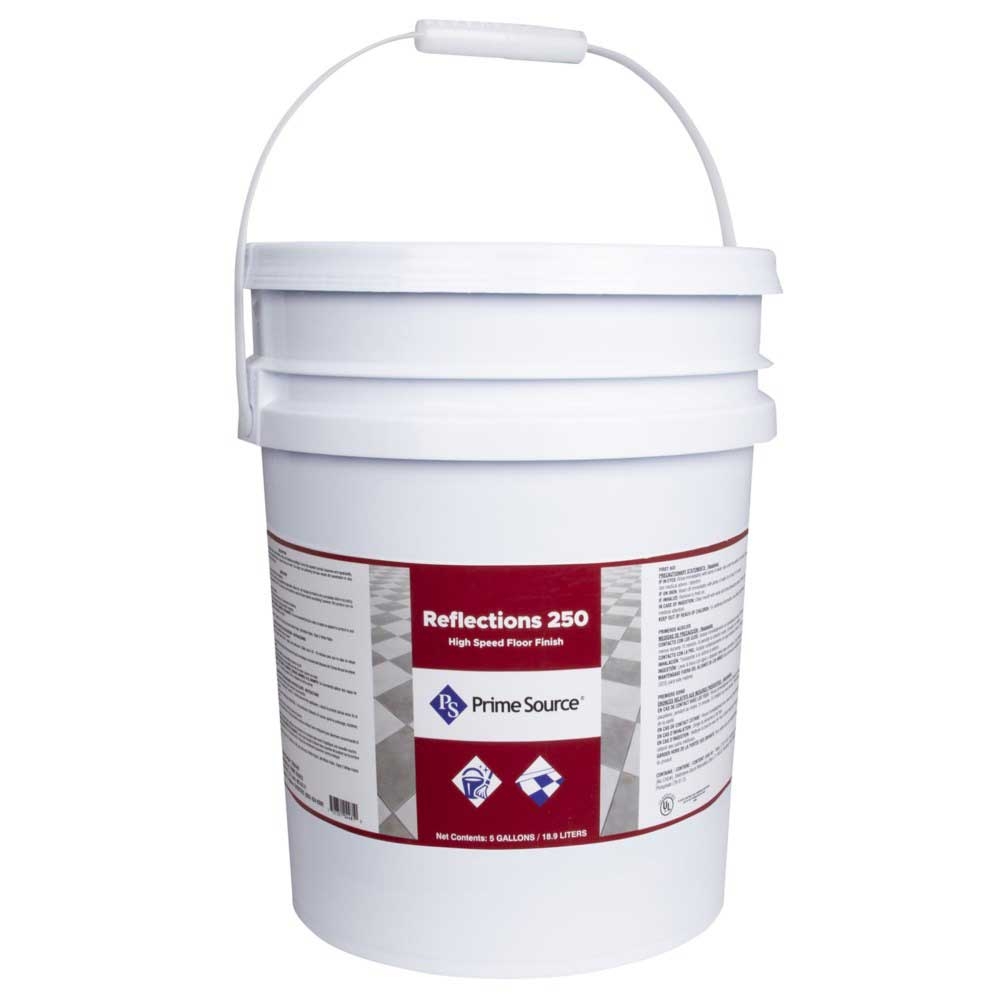 Prime Source RTU Reflections 250 High Speed Floor Finish, 5 Gallon