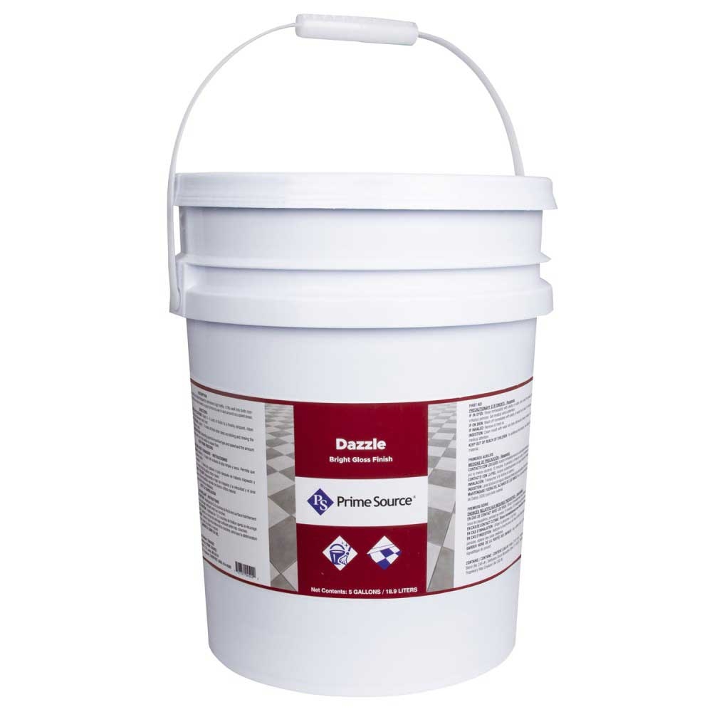 Prime Source 18 Percent Acrylic Dazzle Floor Finish, 5 Gallon