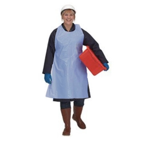 Prime Source Blue Polyethylene 1 Mil Smooth Finish Apron, 28 x 46 inch -- 1000 per case