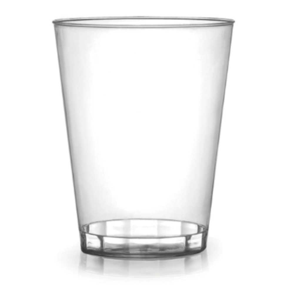 Fineline Clear Plastic Round Tumbler, 16 Ounce -- 500 per case