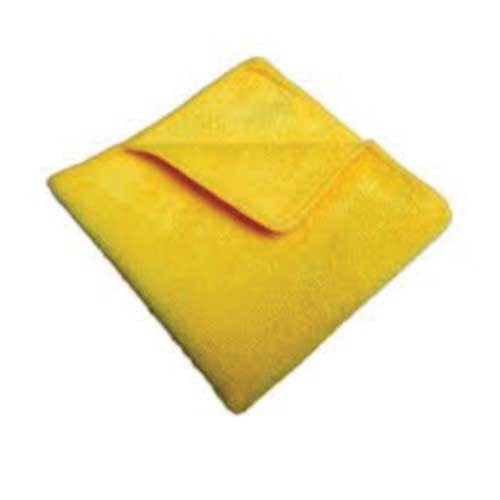 Pacific Link Yellow Polyamide Microfiber Cloth, 16 x 16 inch -- 24 per case