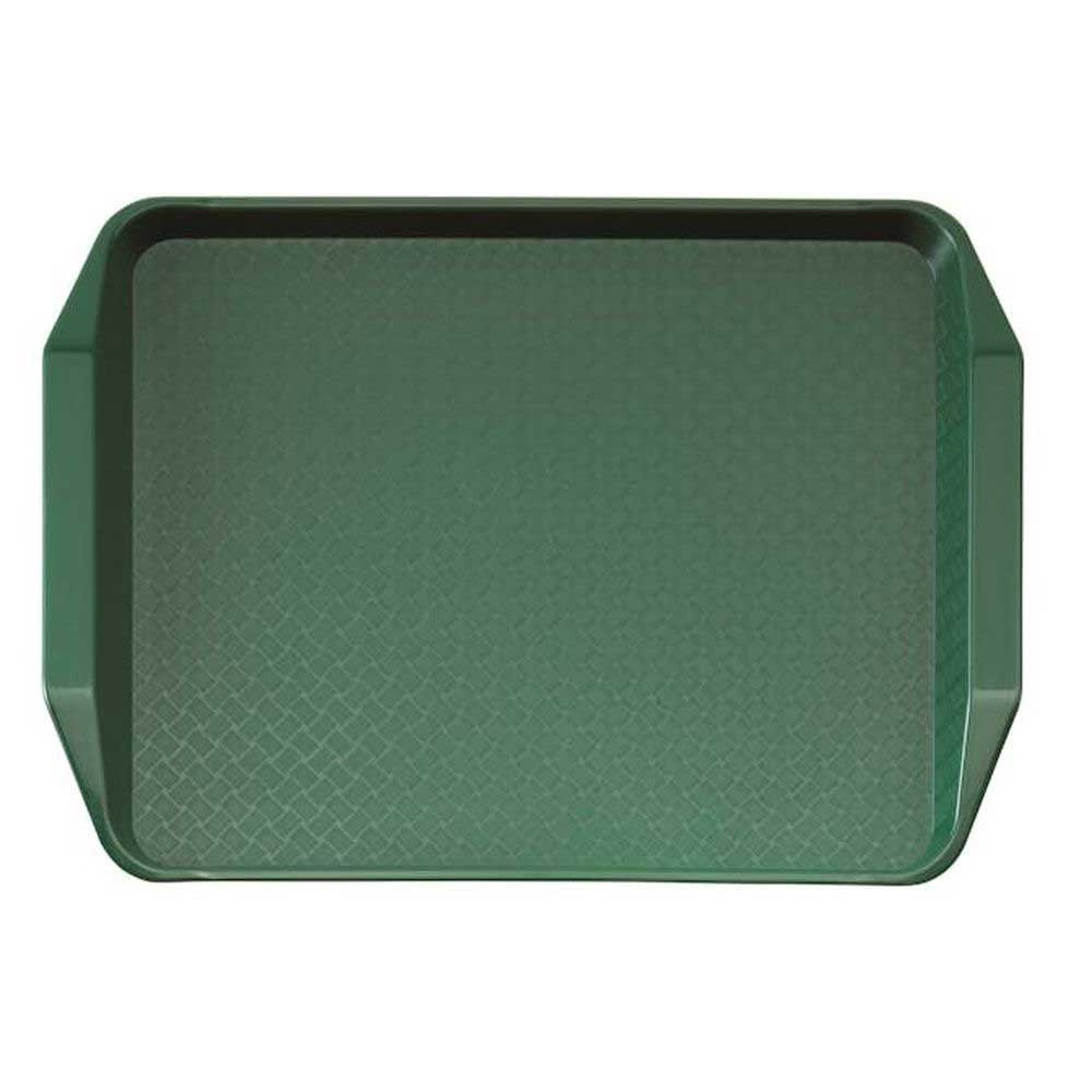 Cambro Sherwood Green Fast Food Tray with Handles, 12 x 17 inch -- 24 per case
