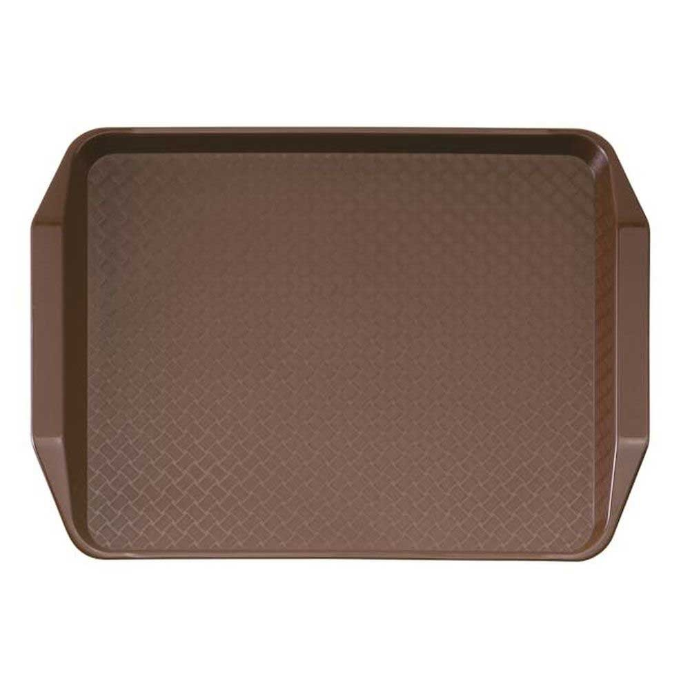 Cambro Brown Fast Food Tray with Handles, 12 x 17 inch -- 24 per case