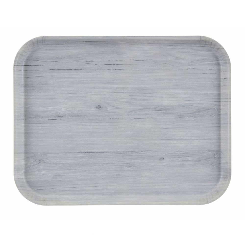 Cambro Decor Series Stonewash Gray Camtray with Textured Surface, 14 x 18 inch -- 12 per case