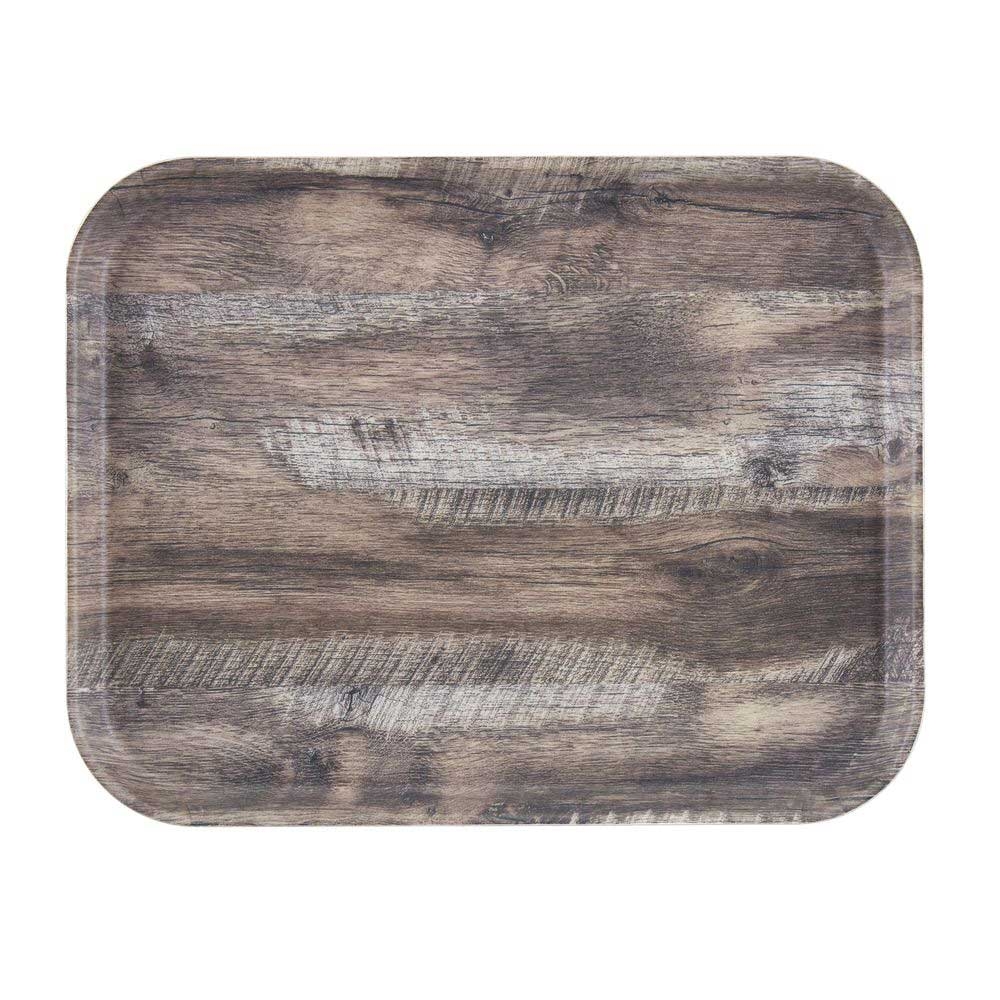 Cambro Decor Series Dark Oak Camtray with EpicTread Surface, 14 x 18 inch -- 12 per case