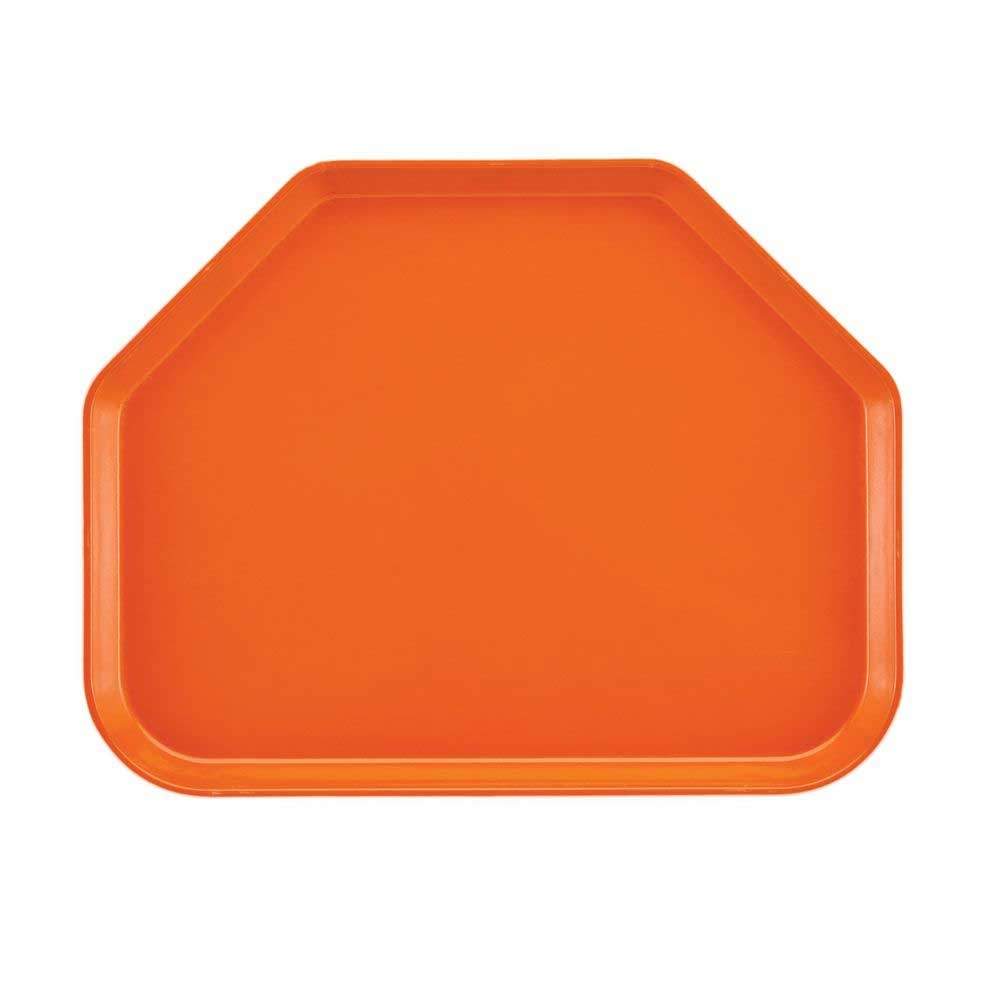 Cambro Trapezoid Orange Camtray, 14 x 18 inch -- 12 per case