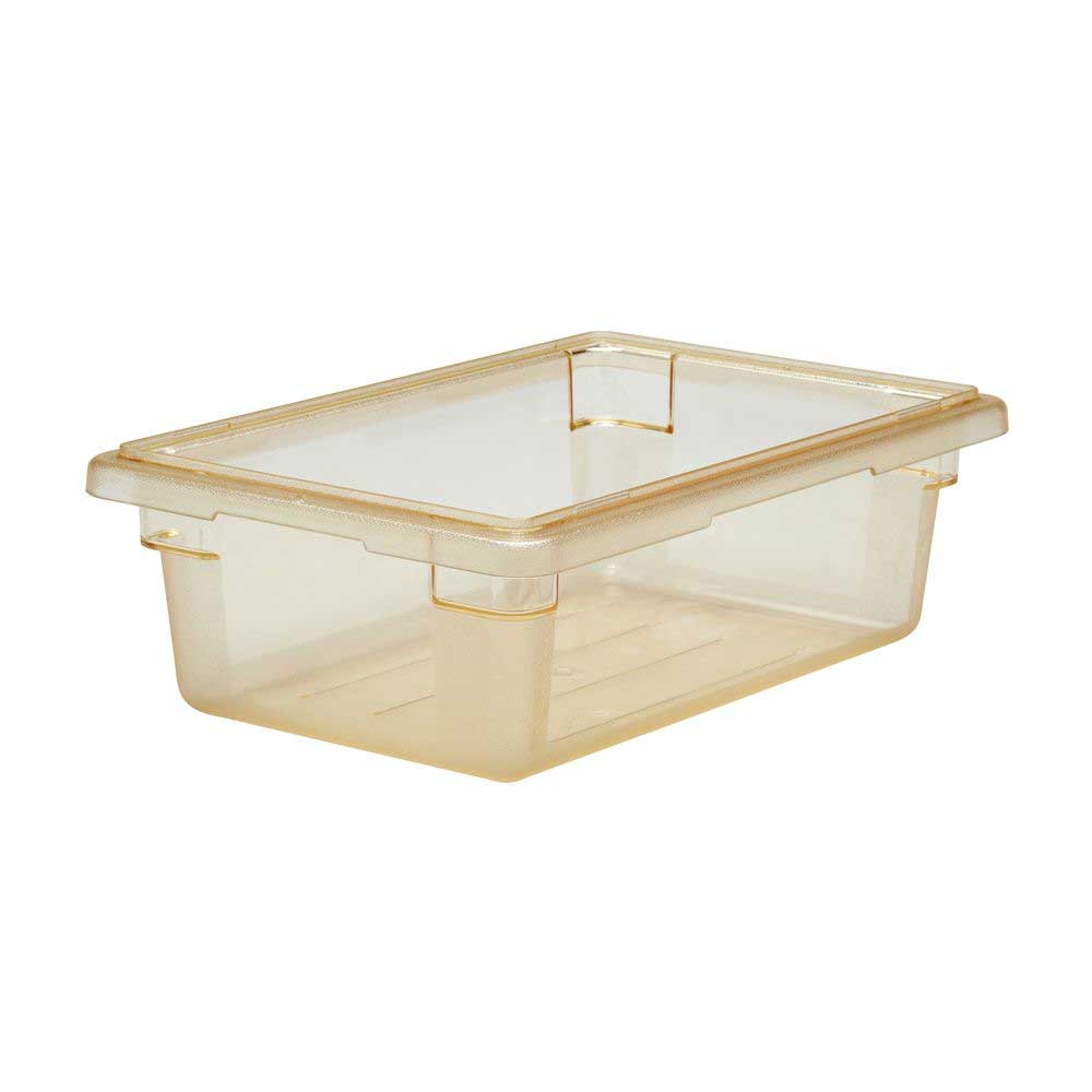 Cambro Camwear Full Size Safety Yellow Food Storage Box, 18 x 26 x 6 inch -- 6 per case