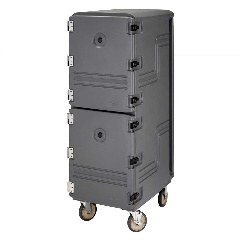 Cambro Non Electric Insulated Tall Charcoal Gray Camcart for Food Storage Boxes with Security Package, 	21 1/ x 33 1/4 x 63 3/4 inch