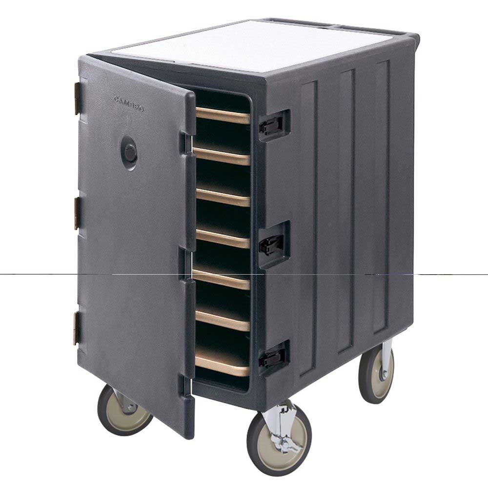 Cambro Non Electric Insulated Low Charcoal Gray 7 Support Rails Holding Camcart for Trays and Sheet Pans, 21 1/2 x 32 x 37 1/2 inch