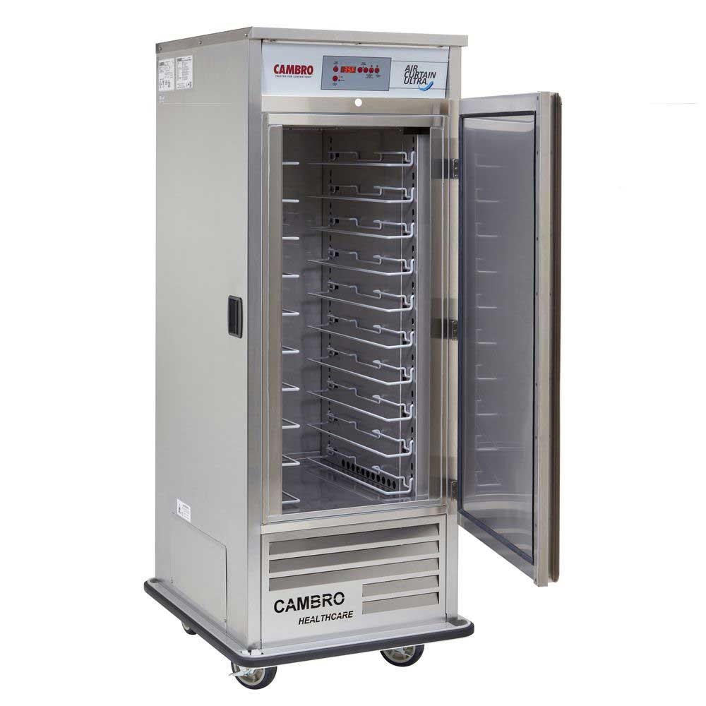 Cambro Stainless Steel Right Door Swing Air Curtain Ultra, 32 x 37 1/2 x 78 3/4 inch