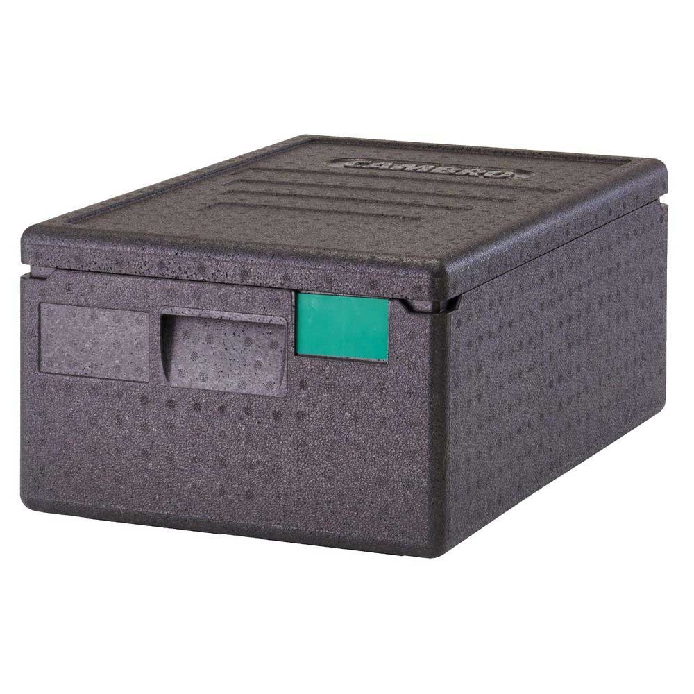 Cambro Cam GoBox Black Insulated Top Loading Food Pan Carrier with Lid, 23.5 x 15.7 x 10 inch