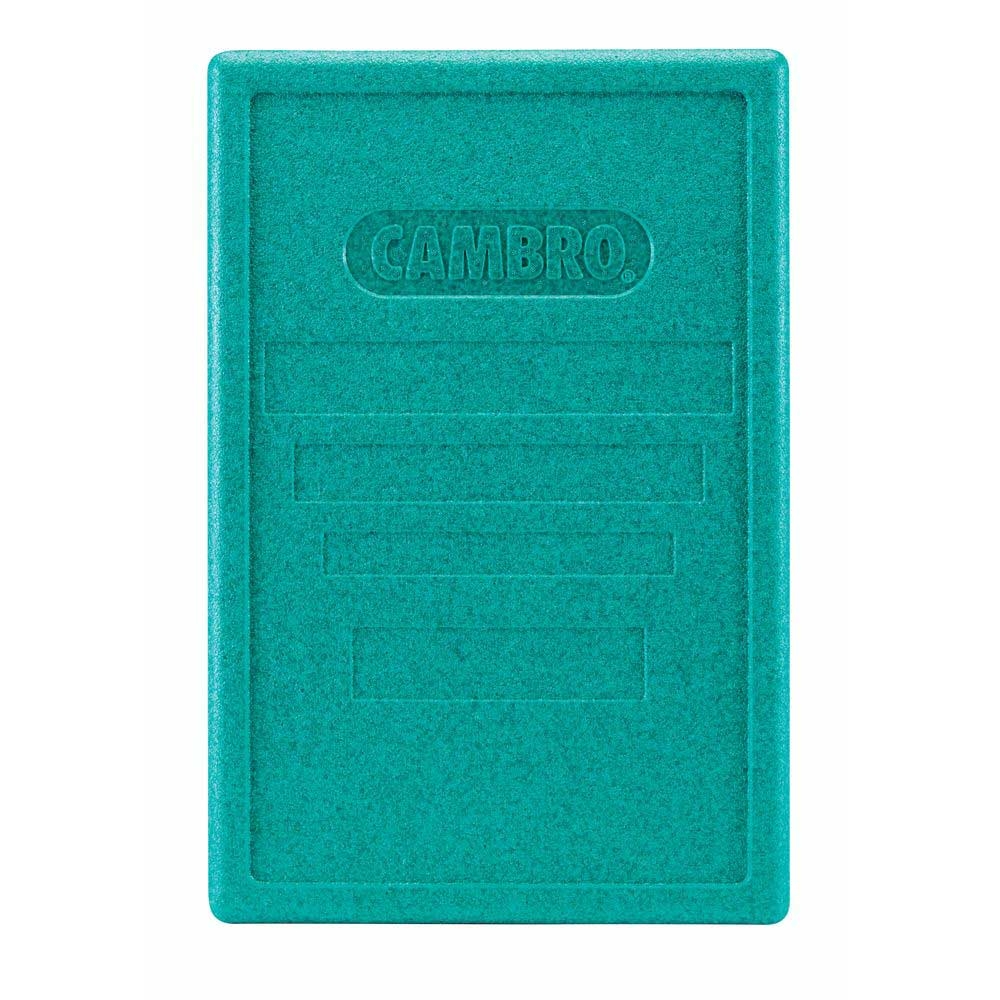 Cambro Green Lid for Cam GoBox Insulated Top Loading Food Pan Carrier, 23.6 x 15.7 x 1.3 inch