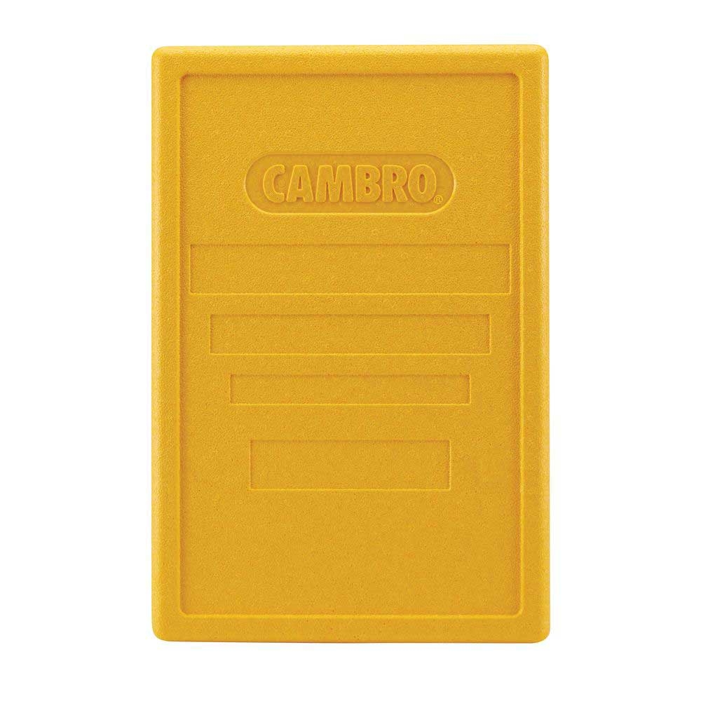 Cambro Yellow Lid for Cam GoBox Insulated Top Loading Food Pan Carrier, 23.6 x 15.7 x 1.3 inch