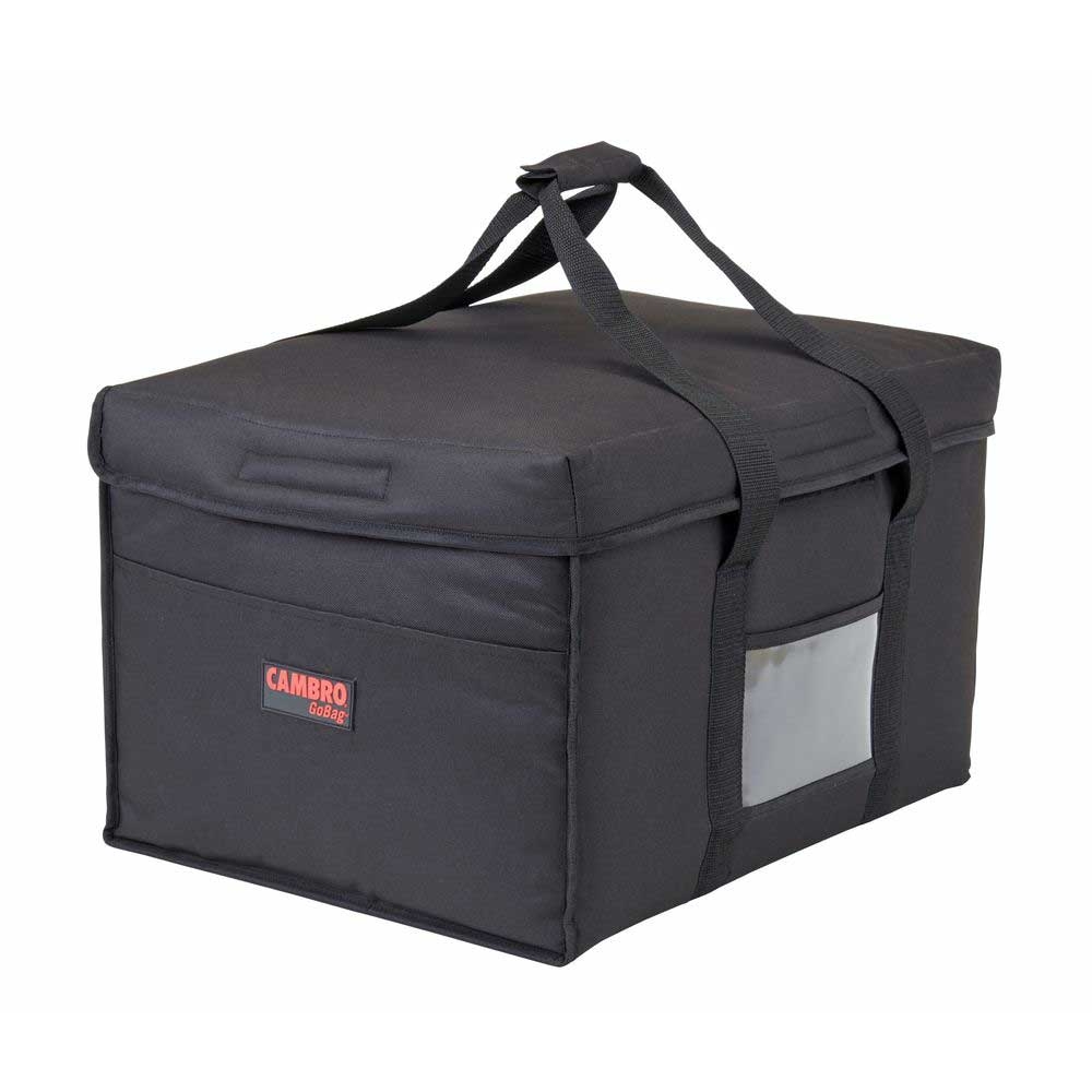 Cambro GoBag Black insulated Jumbo Delivery Bag, 18 x 14 x 12 inch -- 4 per case