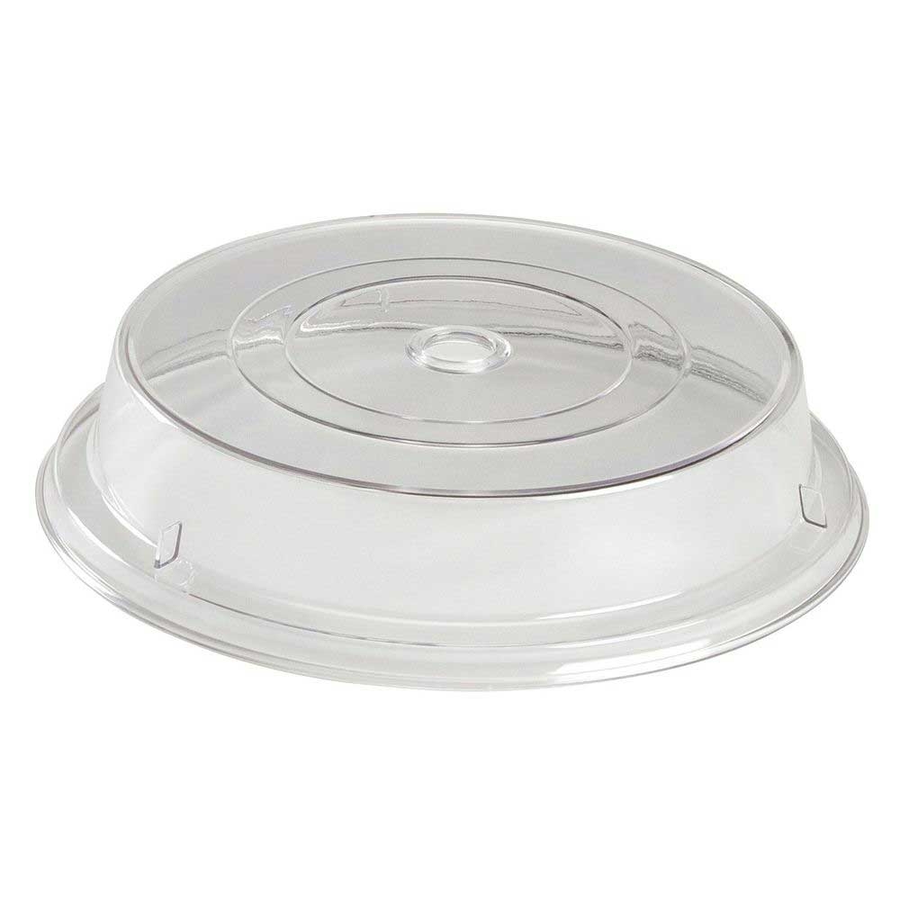 Cambro Camwear Low Profile Clear Plate Camcover, 9 1/8 inch Inside Diameter -- 12 per case