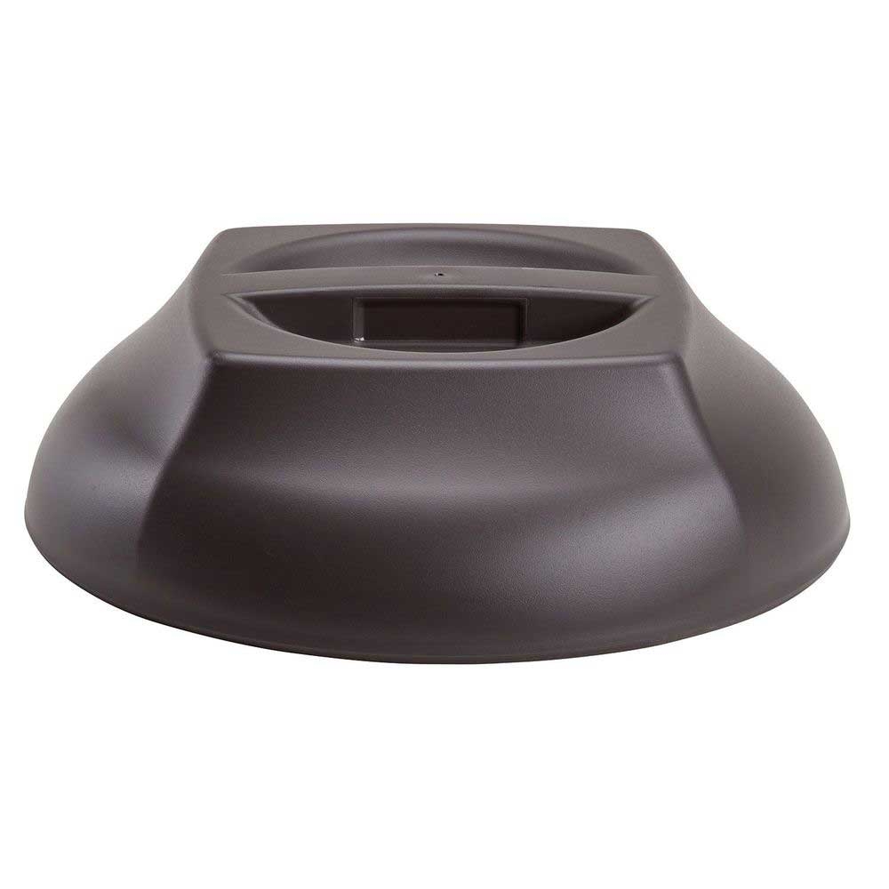 Cambro Harbor Collection Smoked Metal Insulated Dome Cover for 9 inch Plate -- 12 per case