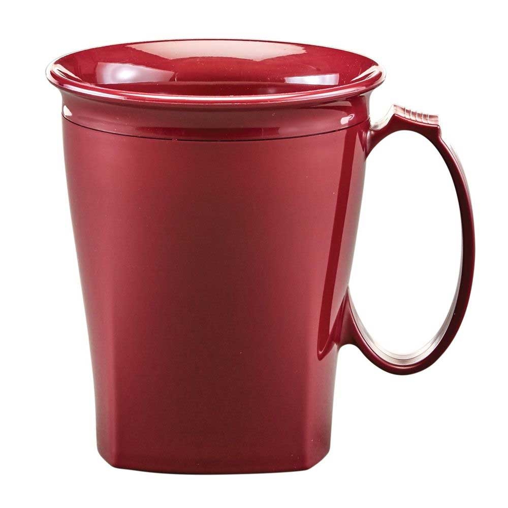 Cambro Harbor Collection Cranberry Insulated Mug, 8 Ounce Capacity -- 48 per case