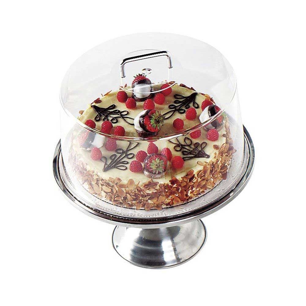Cambro Camwear Clear Round Cake Display Cover Only, 12 x 12 inch