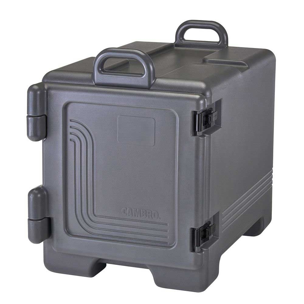 Cambro Insulated Front Loading Charcoal Gray Ultra Food Pan Camcarrier, 17 x 25 3/4 x 22 3/8 inch
