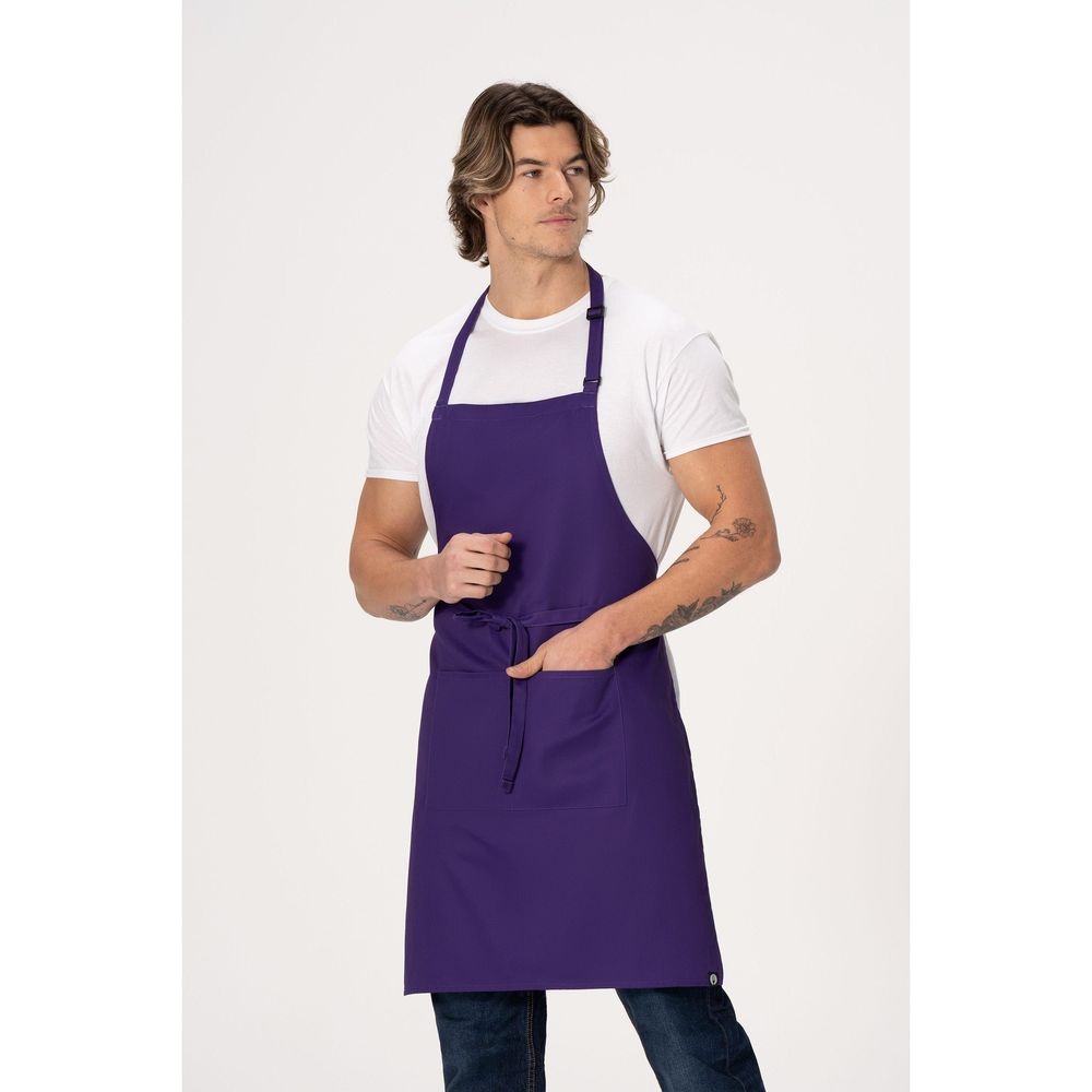 Chef Works Purple Butcher Apron, 34 inch Long x 24 inch Wide