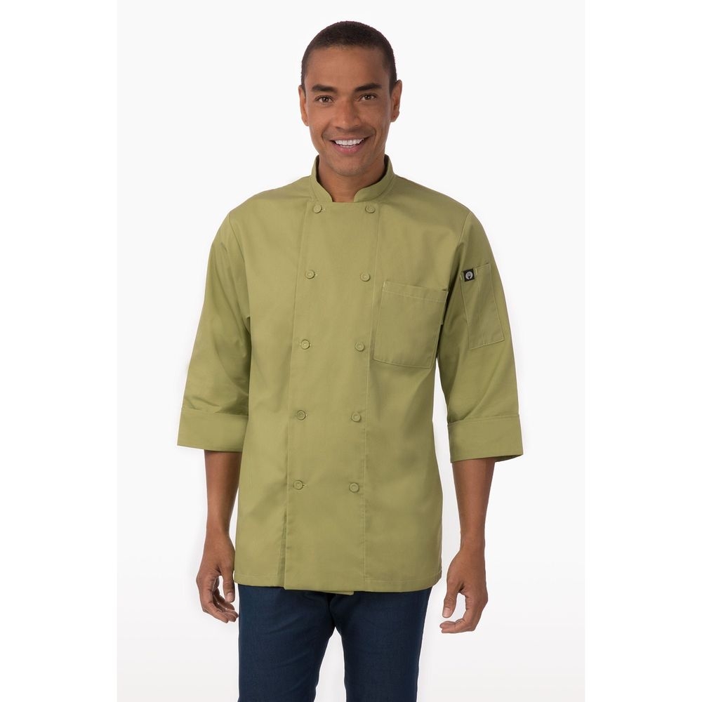 Chef Works Lime 3XL Classic Fit Morocco Chef Coat for Unisex