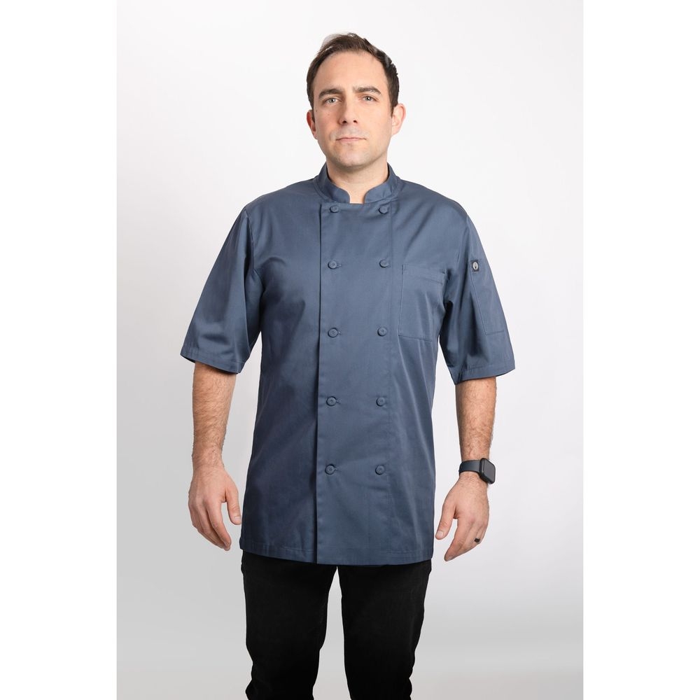 Chef Works Blue 3XL Classic Fit Montreal Cool Vent Chef Coat