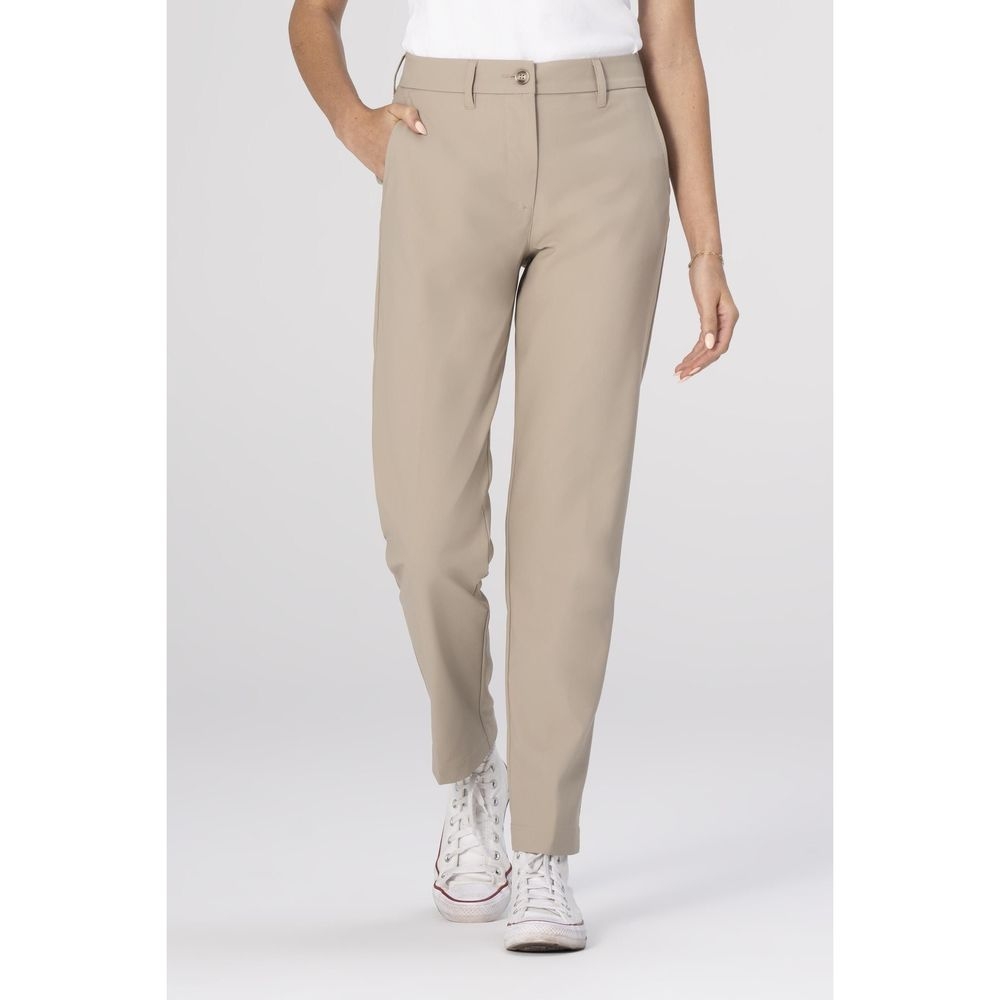 Chef Works Khaki Chino Poly Stretch Pant for Women, 22 inch