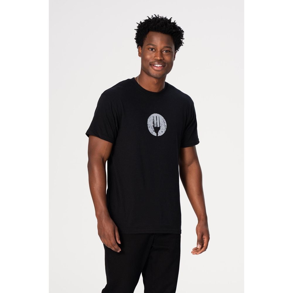 Chef Works Black 2XL Chef Works Logo T-Shirt for Men