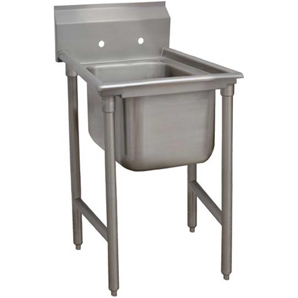 Standard 930 Series Stainless Steel Regaline Sink, with 1 Compartment, No Drain Board.Overall Length 29 inch.