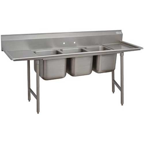 Spec-line 940 Series Stainless Steel Regaline Sink with 1 Compartment, Right Drain Board.Overall Length 46 inch.