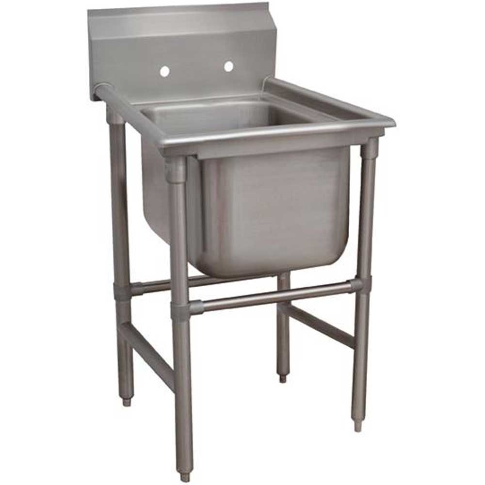 Spec-line 940 Series Stainless Steel Regaline Sink, with 1 Compartment, No Drain Board.Overall Length 33 inch.