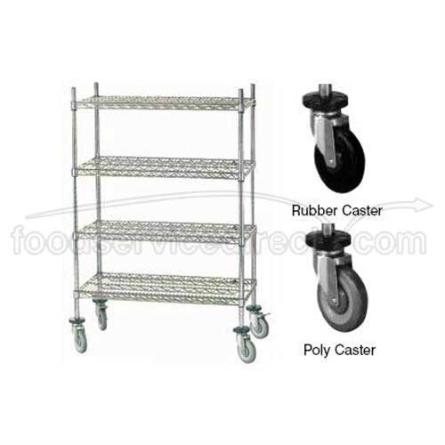 Mobile Cart 18 x 48 inch With Rubber Caster.