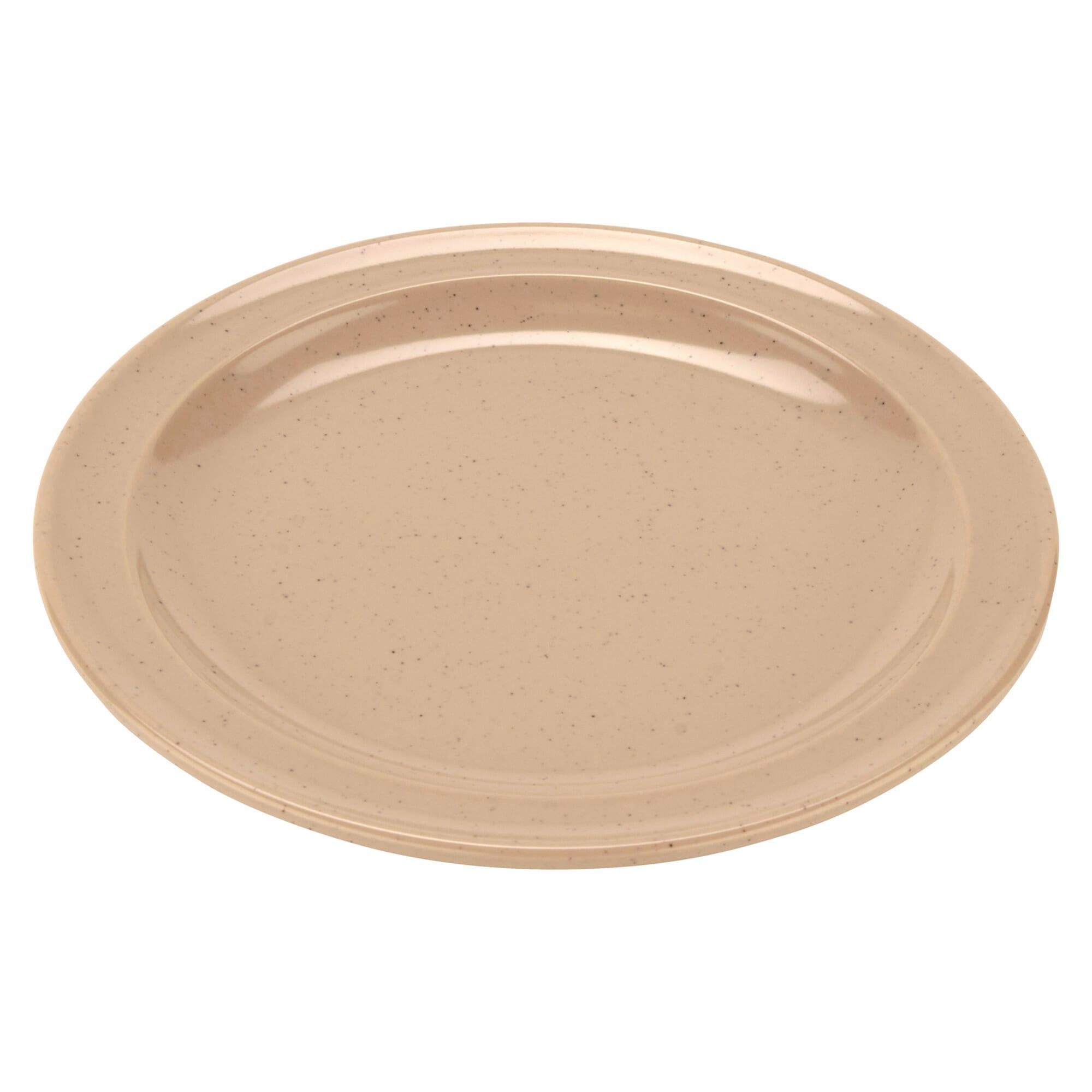 Sandstone GET Enterprises inc Supermel I Melamine Round Plate, 6.5 inch -- 48 per case.