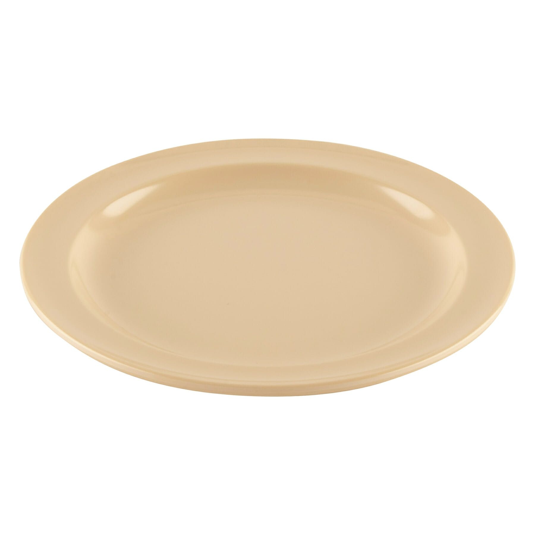 Tan GET Enterprises inc Supermel I Melamine Round Plate, 7.25 inch -- 24 per case.