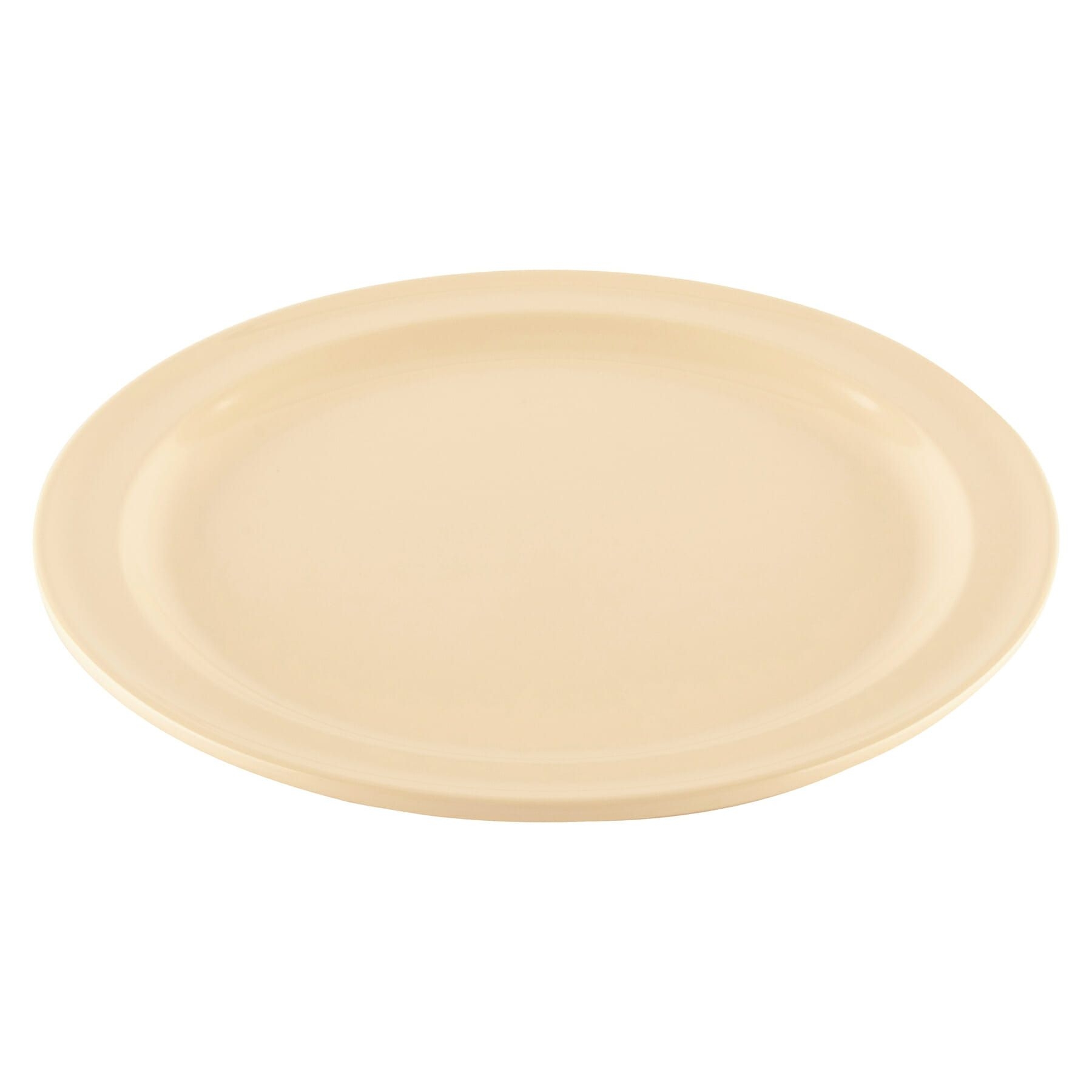 Tan GET Enterprises inc Supermel I Melamine Round Plate, 9 inch -- 24 per case.