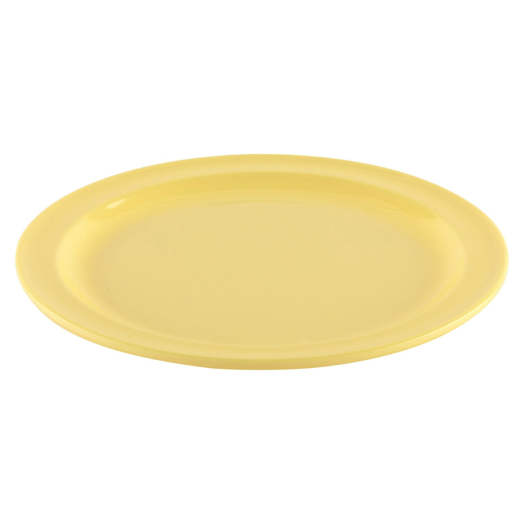 Yellow GET Enterprises inc Supermel I Melamine Round Plate, 9 inch -- 24 per case.