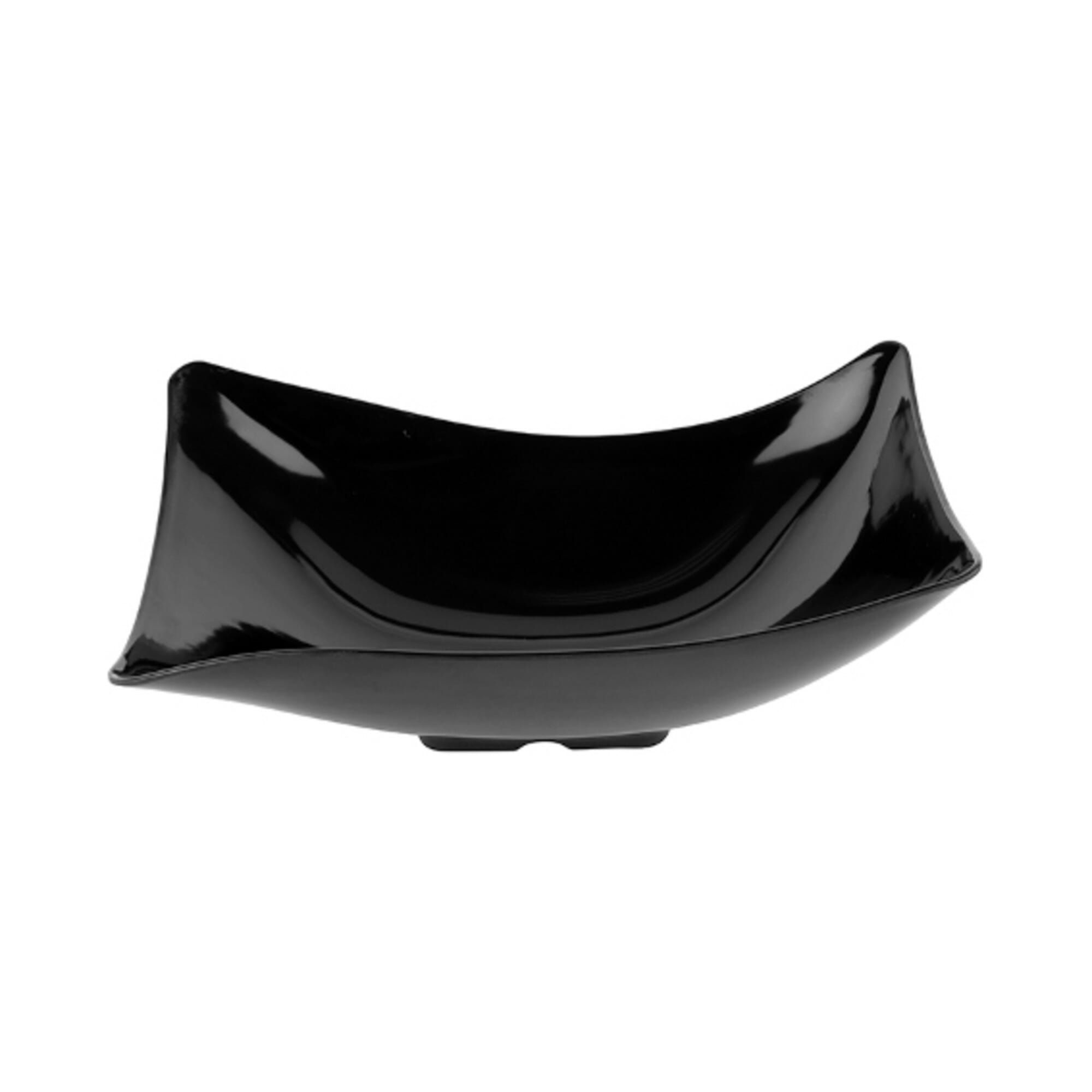 Black GET Enterprises inc San Michele Melamine Rectangular Flare Bowl, 128 Ounce -- 3 per case