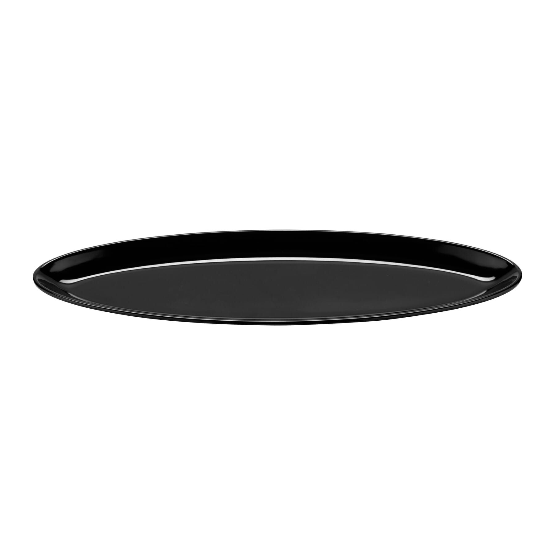 Black GET Enterprises inc Siciliano Melamine Oval Platter, 20 Ounce -- 12 per case