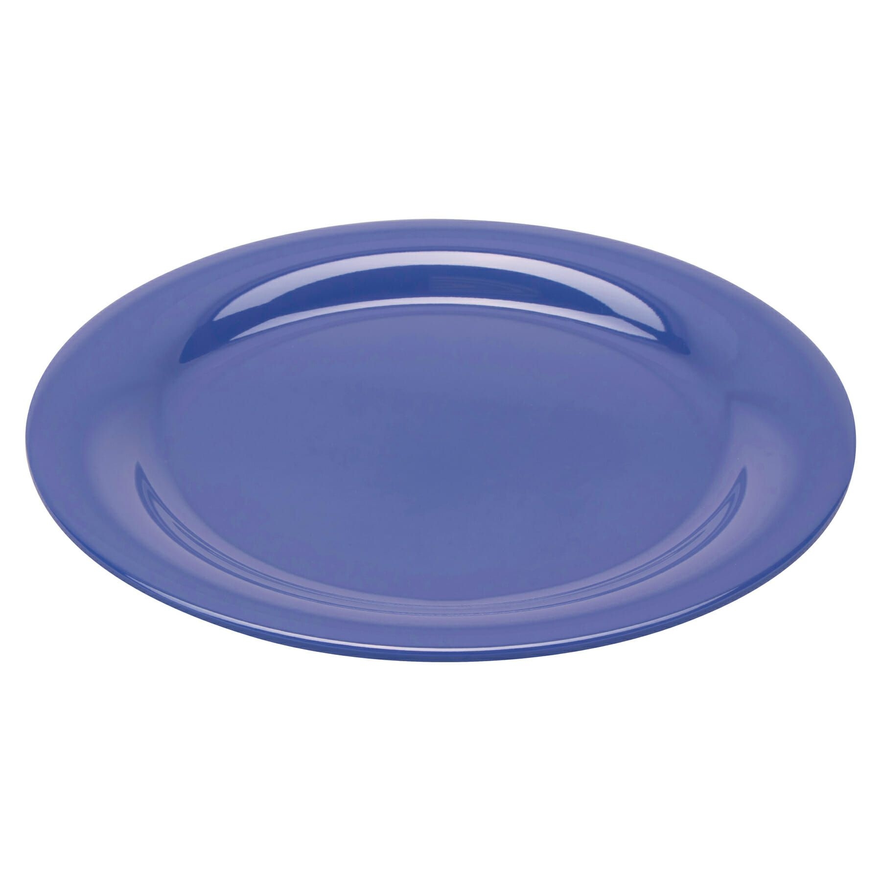 Peacock Blue GET Enterprises inc Diamond Mardi Gras Melamine Round Narrow Rim Plate, 10.5 inch -- 12 per case.