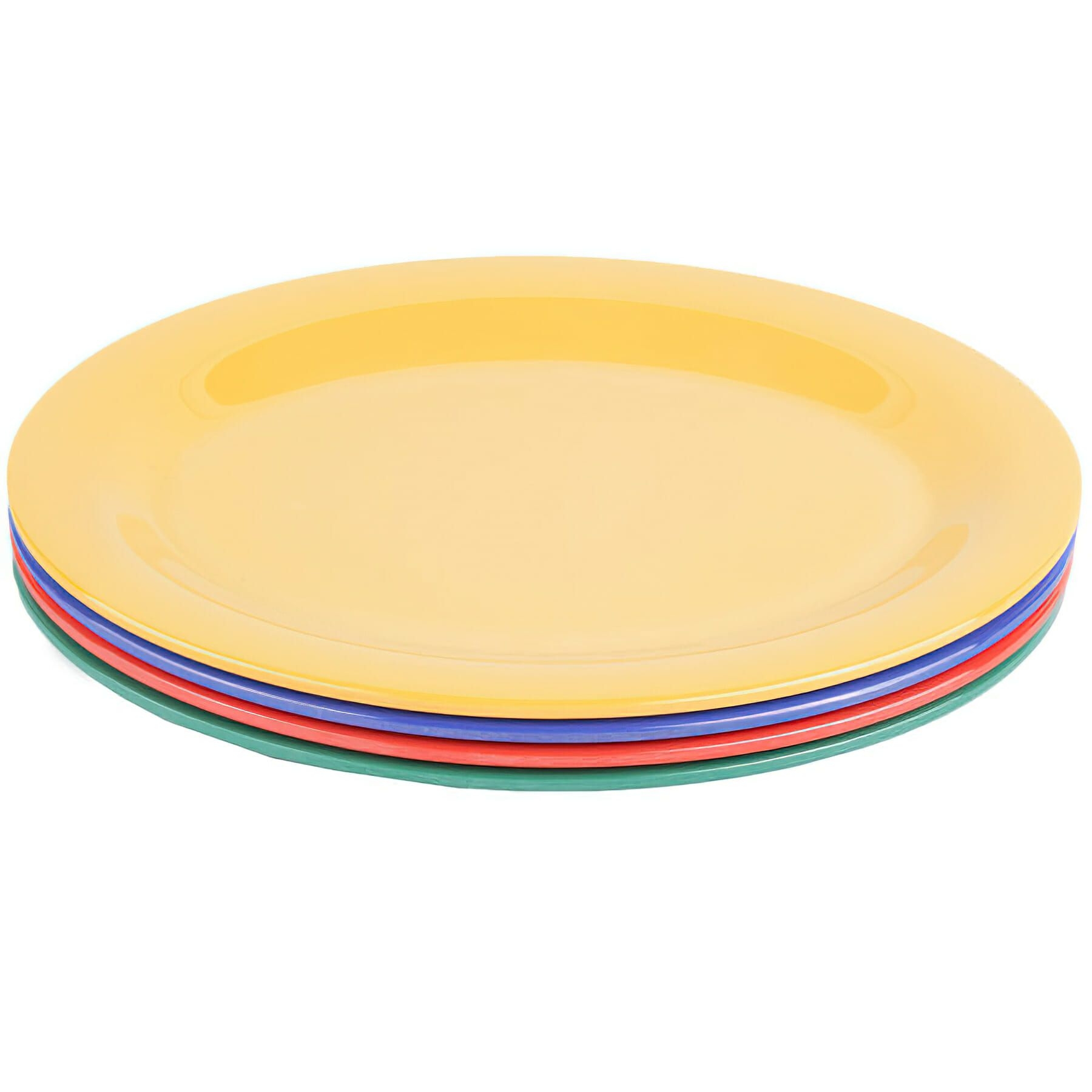Mix GET Enterprises inc Diamond Mardi Gras Melamine Oval Platter, 9.75 x 7.25 inch -- 24 per case.
