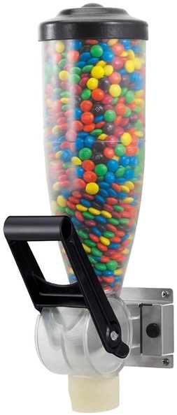 Server Single Dry Food and Candy Dispenser, 2 Liter Capacity