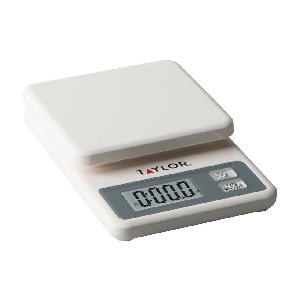 Taylor Precision 3817 White Compact Digital Scale, 11 Pound Capacity