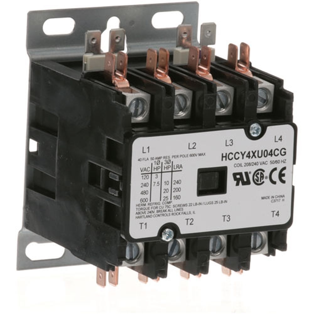 Accutemp ACCAC-4916-1 Hartland 208/240 Volt 40/50 Amp 4 Pole Contactor