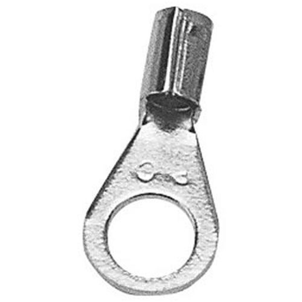 AllPoints ALL851006 10 - 12 Gauge Stud Number 6 Ring Terminal, 100 count
