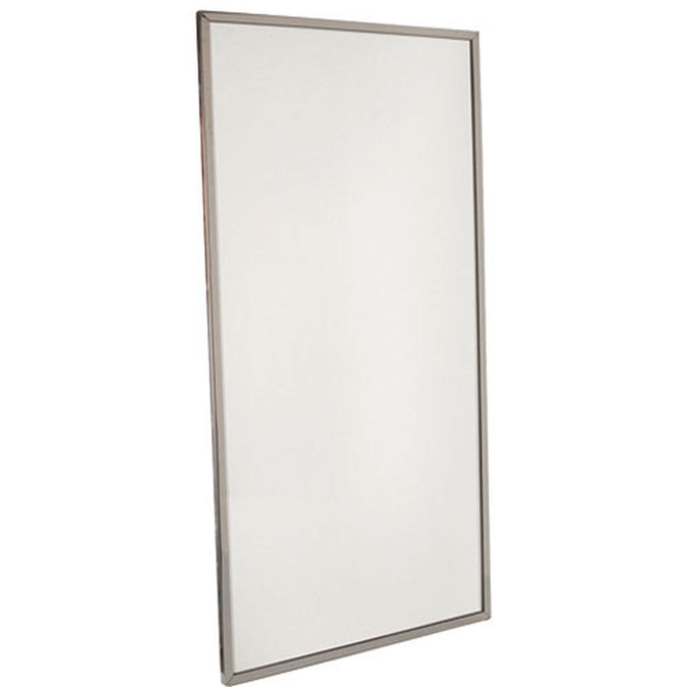 Bobrick BOBB-165-1836 Channel Frame Mirror, 18 x 36 inch