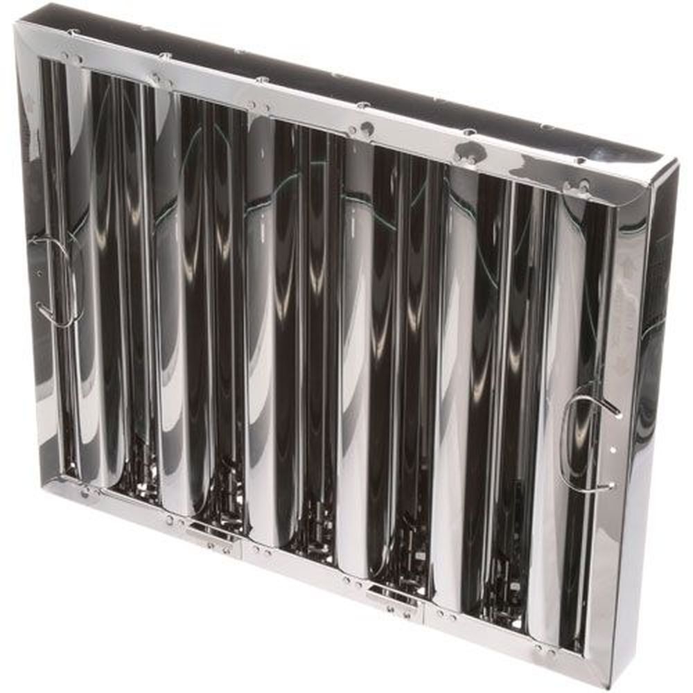Captiveaire CPTHRSS1620 Stainless Steel Type 6 Hood Filter with Hooks, 16 x 20 inch