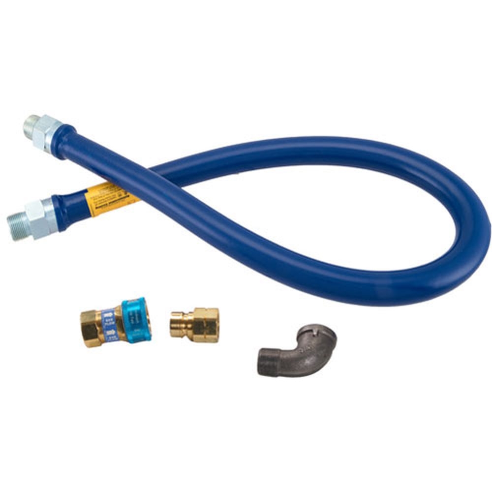 Dormont DOR1675BPQ48 Blue Hose Gas Hose, 3/4 x 48 inch
